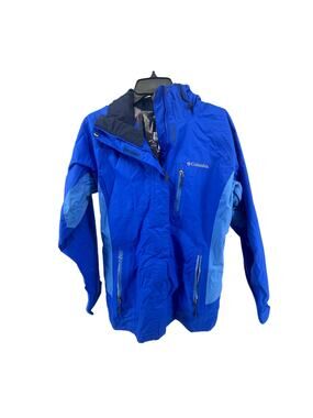 Columbia Interchange Two-Tone Blue Winter Jacket Women's Size Small